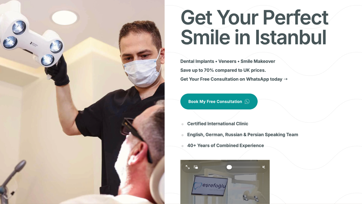 Eşrefoğlu – Landing Page